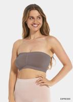 Magic bandeau BH - Naadloze Bandeau Top - Met vulling - Uitneembare pads - Wit, zwart, beige - thumbnail