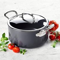 Barcelona Pro Kookpan met deksel 20cm - thumbnail