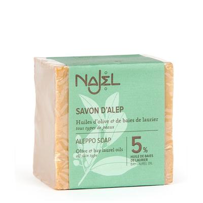 Najel Aleppo Aleppo olijf zeep 5% laurier 190 Gram