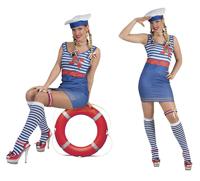 Dames kostuum matroos - thumbnail