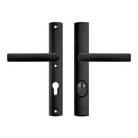 AXA | Veiligheidsbeslag Curve Plus | Smal kruk Blok | PC72 | Anti-kerntrek | Zwart - thumbnail