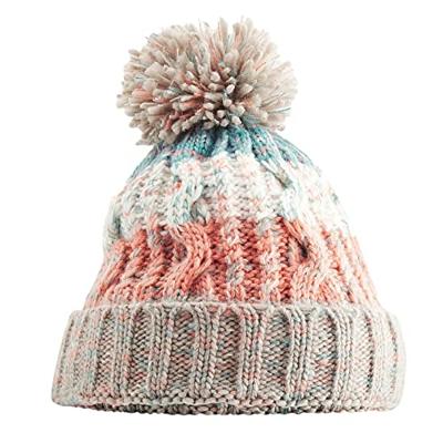Beechfield CB486 Corkscrew Pom Pom Beanie - Retro Blues - One Size