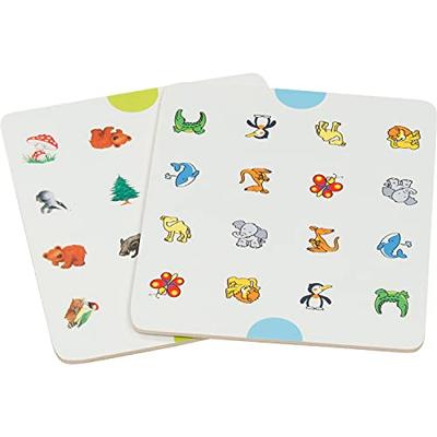 Goki houten memospel dieren en symbolen, 20dlg.