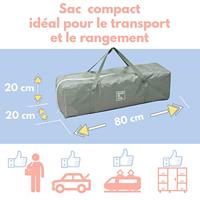 BAMBISOL reiswieg 120x60 cm - Vanaf de geboorte tot 3 maanden - Inclusief matras en draagtas - thumbnail