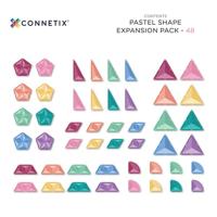 Connetix Vormen Uitbreiding Pastel 48 stuks - thumbnail
