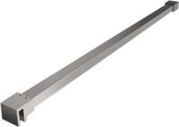Stabilisatiestang Wiesbaden Slim | 120 cm | t.b.v. inloopdouche | Geborsteld staal - thumbnail