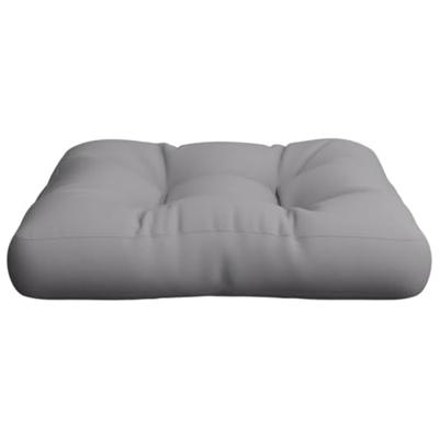 VidaXL Palletkussen 58x58x10 cm stof grijs