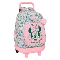 Schoolrugzak met Wielen Minnie Mouse Minty Roze 33 x 45 x 22 cm - thumbnail