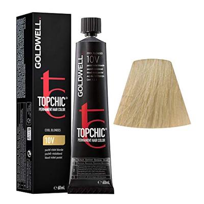 Goldwell Topchic Permanent Hair Color Haarverf 10V Pastel Violet Blonde 60ml