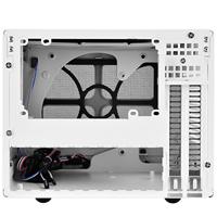 Silverstone SG13 Mini-Toren Zwart, Wit - [SST-SG13WB] - thumbnail