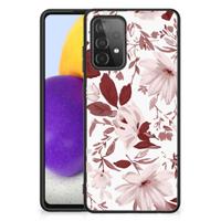Kleurrijke Telefoonhoesje Samsung Galaxy A72 (5G/4G) Watercolor Flowers - thumbnail