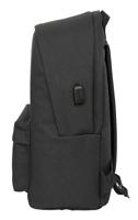Schoolrugzak El Ganso +usb el ganso basics Zwart 31 x 44 x 18 cm - thumbnail