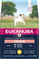 Eukanuba Senior Droog voer voor oudere kleine honden met verse kip, 3 kg - thumbnail