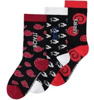 Naruto Socks Sasuke, Kakashi, Itachi 3-Pack 43-46 - thumbnail