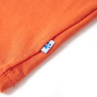Kindershirt met girafprint 104 feloranje - thumbnail