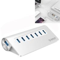 ORICO M3H7-V1 aluminium legering 7 USB 3.0 poorten HUB met 30W Power Adapter - thumbnail