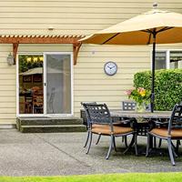 NeXtime NE-4304GA Buitenweerstationklok 40cm Metaal Gegalvaniseerd Tulip - thumbnail