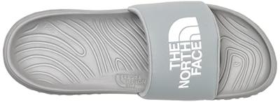 The North Face Never Stop Cush Slide Slipper Heren Concrete/TNF White 080 The North Face Never Stop Cush Slide Slipper Heren Concrete/TNF White 080