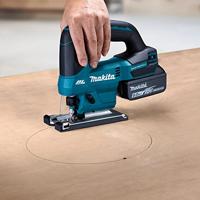 Makita djv184rtj | 18v decoupeerzaag | d-greep | 5,0 ah accu (2 st) | snellader | in mbox djv184rtj - thumbnail