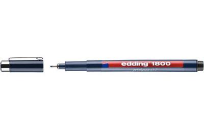 Fineliner edding 1800 0.7mm zwart