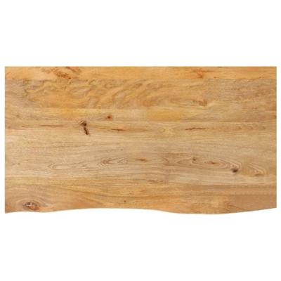 Tafelblad met natuurlijke rand 120x60x3,8 cm massief mangohout Tafelblad met natuurlijke rand 120x60x3,8 cm massief mangohout