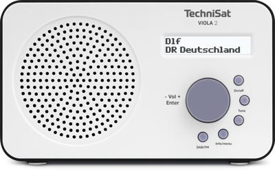 TechniSat 0000/3906 radio Draagbaar Digitaal Zwart, Wit