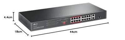 TP-LINK TL-SL1218P Fast Ethernet PoE