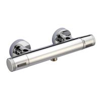 Douchekraan Xenz Duero 15cm Hartafstand Thermostatisch Opbouw Rond 2 Greeps Safe Touch - thumbnail