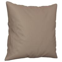VidaXL Sierkussens 2 st 40x40 cm microvezelstof taupe - thumbnail