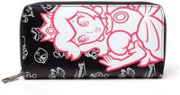 Nintendo - Peach Allaround Zipper Bifold Girls Wallet - thumbnail
