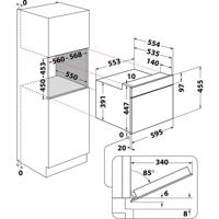 Whirlpool WMW47HMB Inbouw combimagnetrons Zwart - thumbnail
