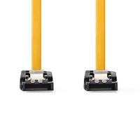 SATA Kabel | 6 Gbps | SATA 7-Pins Female | SATA 7-Pins Female | Vernikkeld | 0.50 m | Plat | PVC | Geel - thumbnail