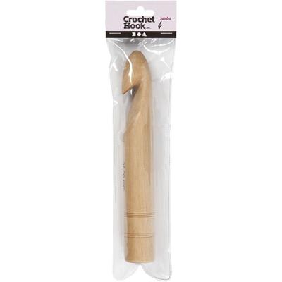 Creativ Company Hout haaknaald, 35cm - thumbnail