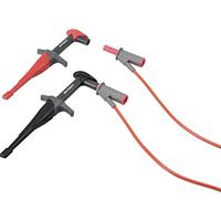 VOLTCRAFT MSK-115 Veiligheids-krokodilklemmenset Bus 4 mm CAT III 1000 V, CAT IV 600 V Zwart, Rood - thumbnail
