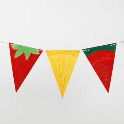 Creativ Company Kronen, h: 10-16,5 cm, l: 60 cm, 230 gr, wit, 5 stuk/ 1 doos