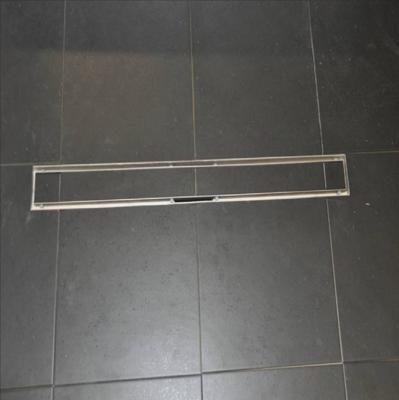 Tegelrooster voor douchegoot Wiesbaden 100 cm | RVS