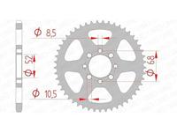 ESJOT Chain wheel afam 420 37z steel silver - thumbnail