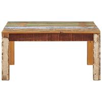 Salontafel 80x80x40 cm massief gerecycled hout - thumbnail