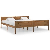 Bedframe massief grenenhout honingbruin 180x200 cm - thumbnail