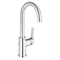 Grohe QuickFix Start Flow draaibare wastafelkraan met trekwaste chroom - thumbnail