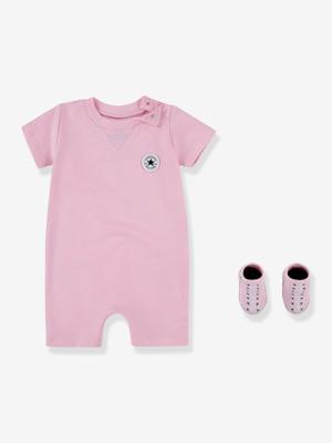 Set van 2 playsuits + sokken Lil Chuck CONVERSE rozen