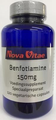 Nova Vitae Benfotiamine (vitamine B1) 150mg 120 Vegetarische capsules