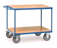 Fetra Hauptartikel 2402 Tafelwagen Afleider Staal Poedercoating Laadvermogen (max.): 500 kg Stralend blauw (RAL 5007) - thumbnail
