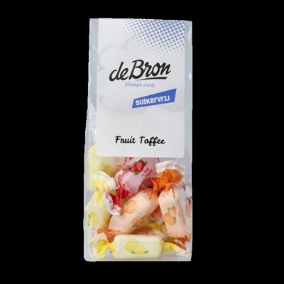De Bron Fruit toffee suikervrij 70 Gram