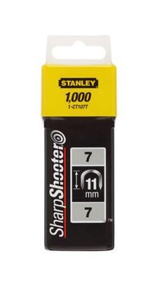 Stanley krammen 11 mm type 7 CT100 1000 stuks Stanley krammen 11 mm type 7 CT100 1000 stuks