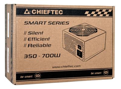 Chieftec Smart GPS-600A8 power supply unit 600 W 20+4 pin ATX ATX Zwart