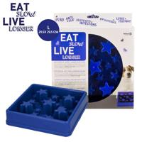 Eat Slow Live Longer Star Blauw L - thumbnail
