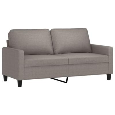 Tweezitsbank 140 cm stof taupe