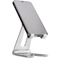 Xccess Foldable Aluminium Phone Holder Silver - thumbnail