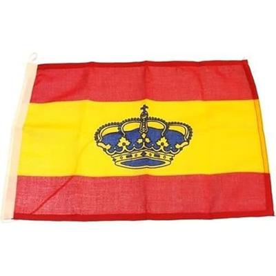 GS73327 - SPAANSE VLAG 30X45 MET KROON